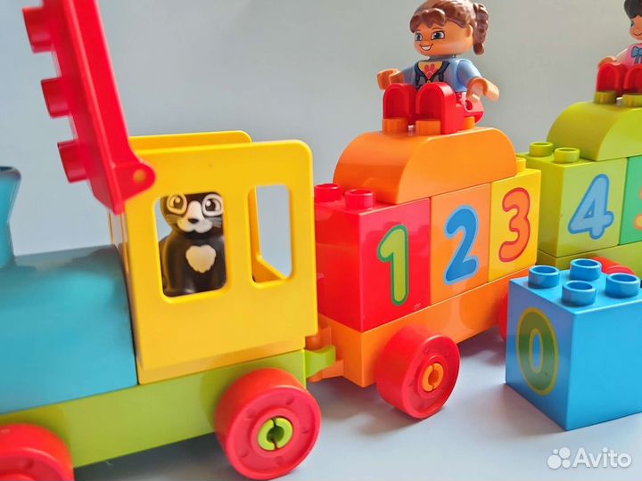 Lego duplo поезд Считай играй 10847