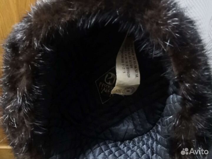 Шапка ушанка норка