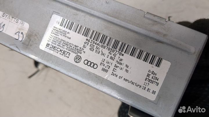 Блок управления радиоприемником Audi A6 (C6), 2008