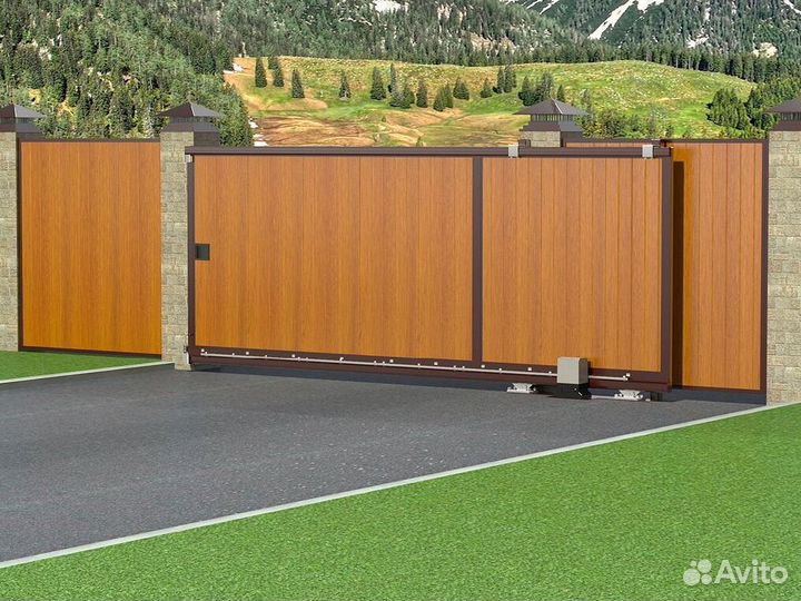 Отканые ворота от производидтеля