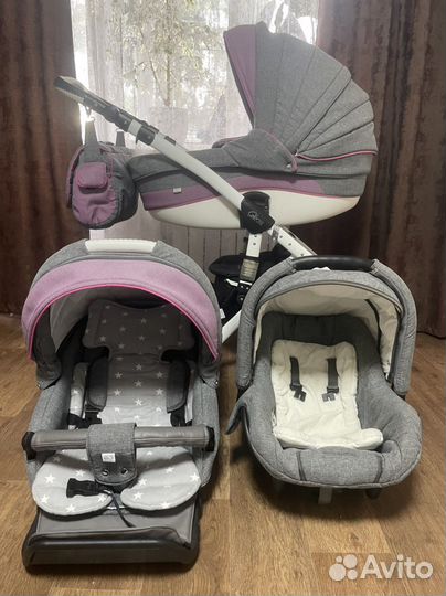 Коляска adamex 3 в 1