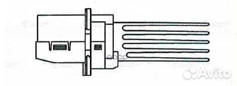 LFR 0909 luzar Резистор э/вент. отоп. Nissan No
