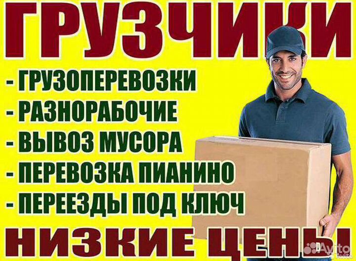 Грузчики, Разнорабочие на час, два три - день