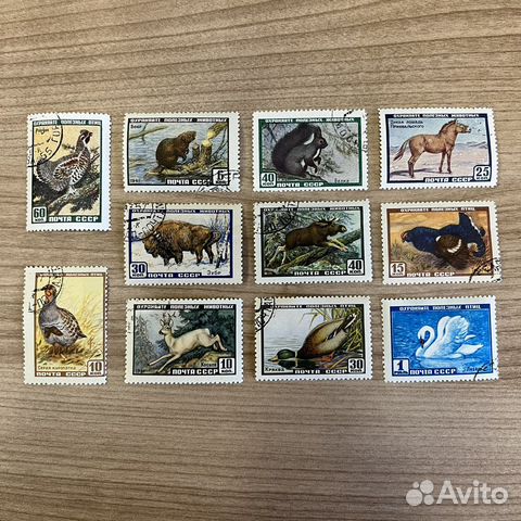 Марки СССР с животными
