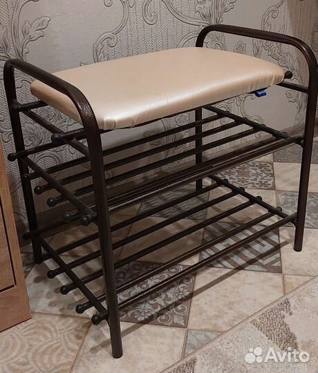 Подставка для обуви с сидушкой