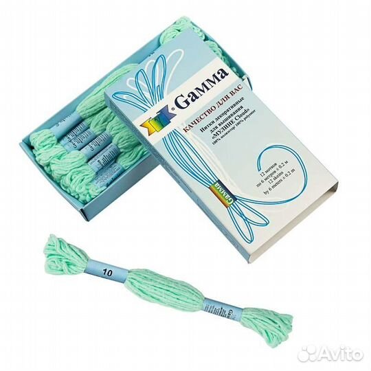 Нитки для вышивания Gamma декоративные 