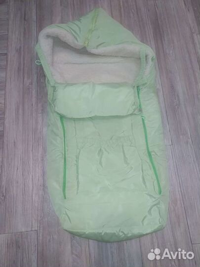 Детский тёплый конверт в коляску или санки