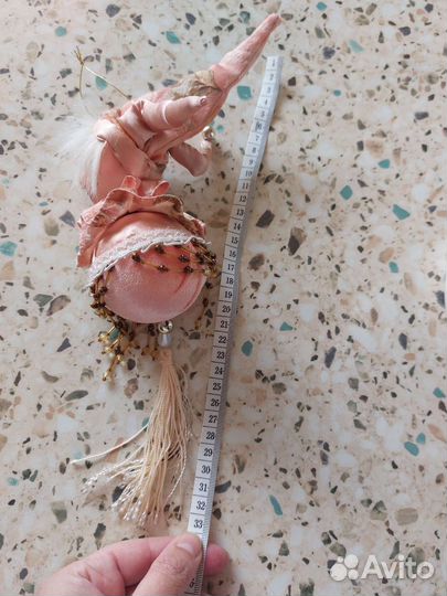 Елочная игрушка Баба Яга