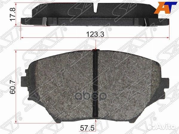Колодки тормозные перед toyota RAV4 00- st04465