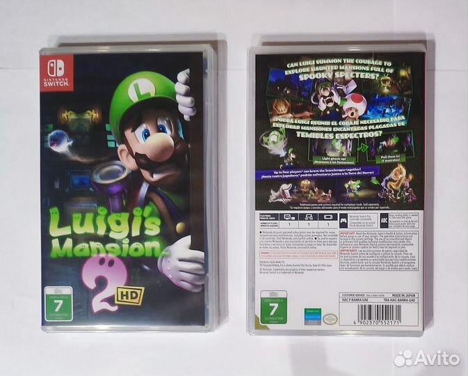 Luigi's Mansion 2 HD (Switch) Новые Русская версия
