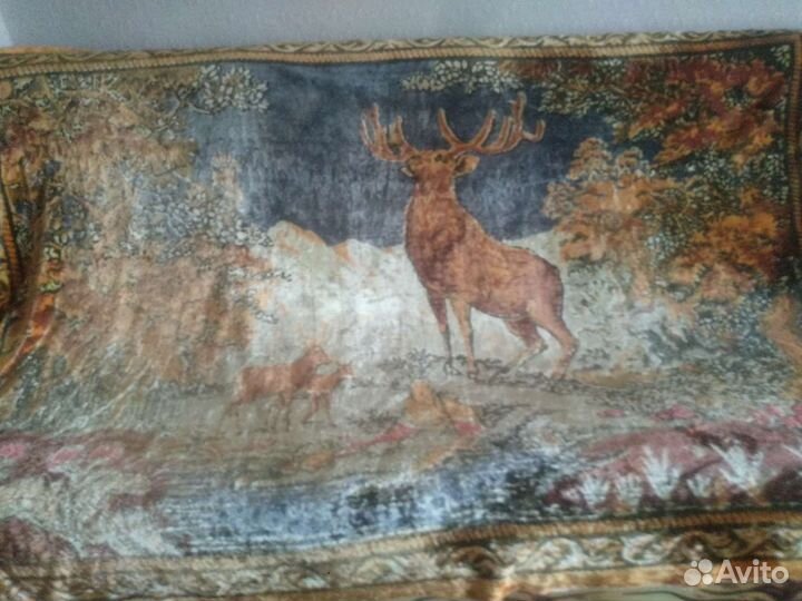 Ковер покрывало плюшевый СССР