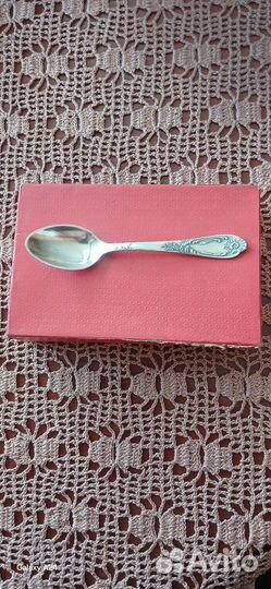 Набор чайных ложек мельхиор