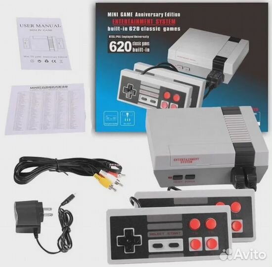 Игровая приставка Mini Game 8 Bit (620 игр)