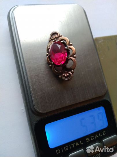 Брошь серебро 875 СССР