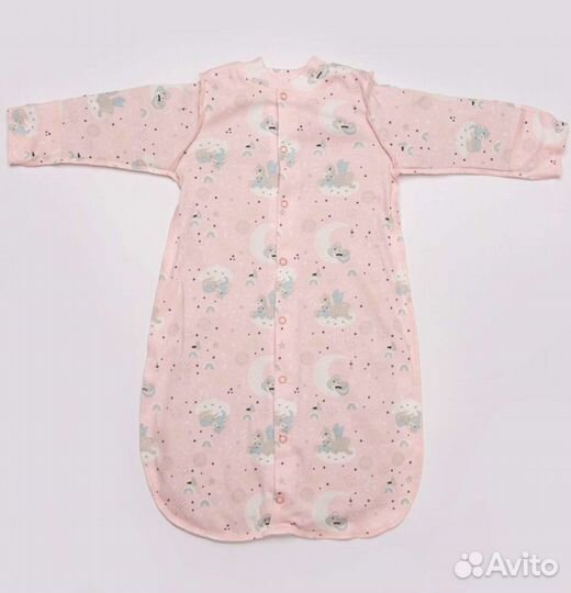 Спальный мешок-кокон для новорожденной
