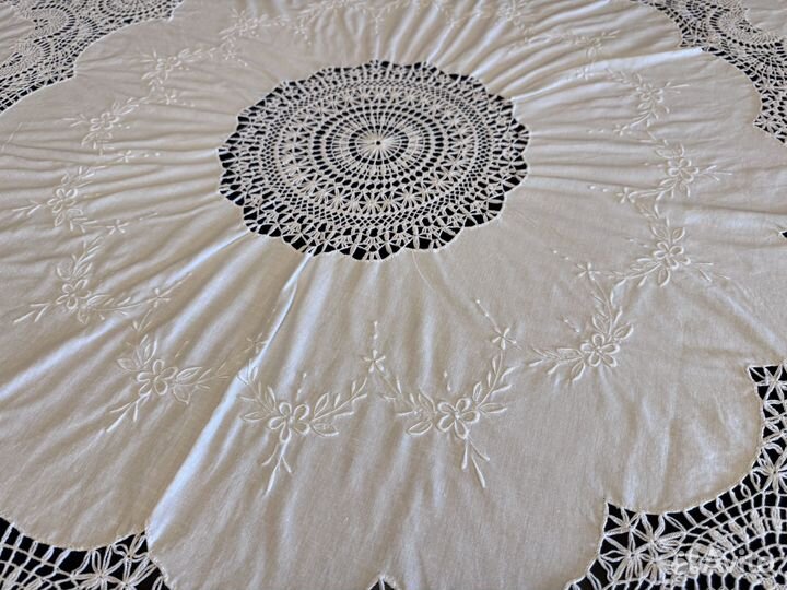Винтажня скатерть,хлопок, Испания