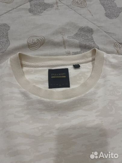 Свитшот lyle skott бежевый
