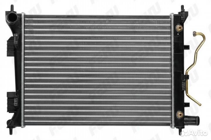 Радиатор охлаждения (сборный) hyundai solaris / ki