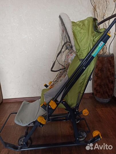 Детские санки коляска