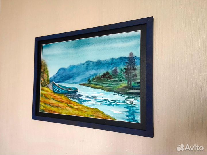 Картина Оригинал Акварель 30 х 40. Пейзаж