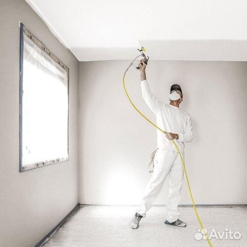 Покраска стен и потолков