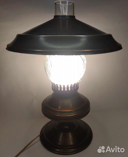 Лампа настольная под керосиновую СССР