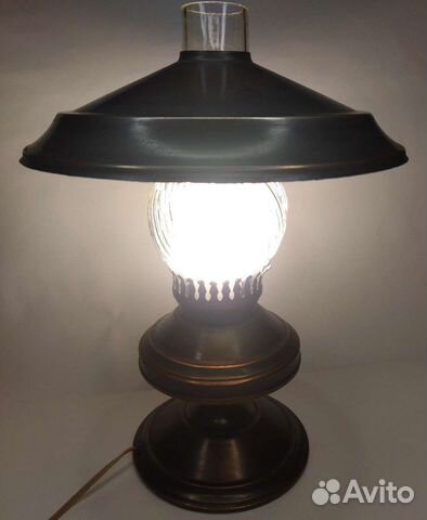 Лампа настольная под керосиновую СССР