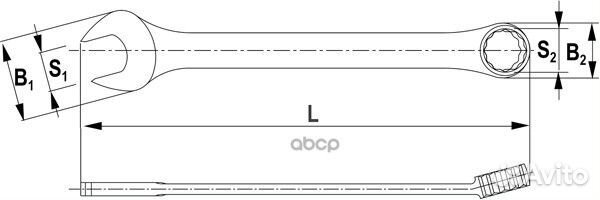 Ключ гаечный комбинированный, 24 мм CW00024 THO