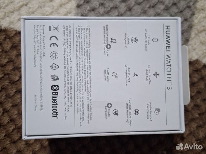Смарт часы huawei watch fit 3 NFC
