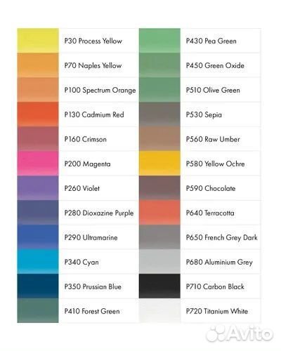 Цветные карандаши Derwent Pastel Pencils