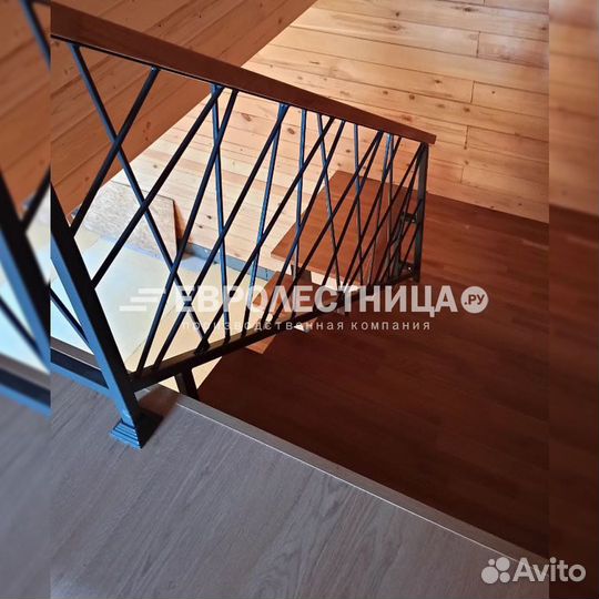 Лестница металлическая на второй этаж