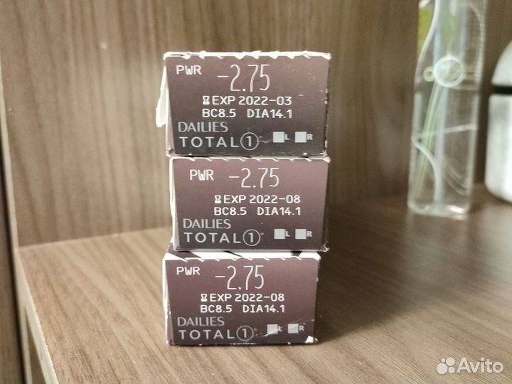 Линзы контактные однодневные alcon 2.5