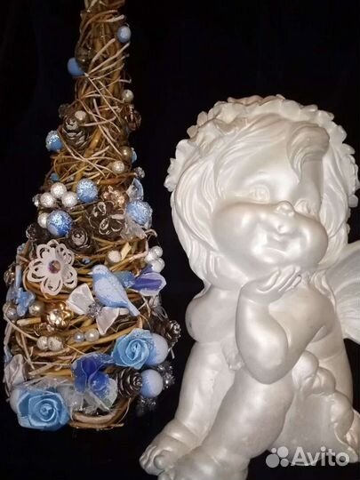 Новогодний декор.ручная работа