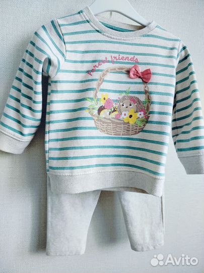 Костюм флисовый на девочку 86 размер