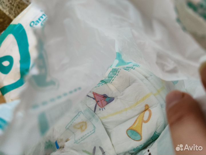 Подгузники трусики pampers 7