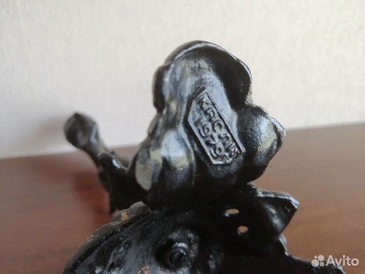 Подсвечник стебель винограда Касли литье 1979 СССР