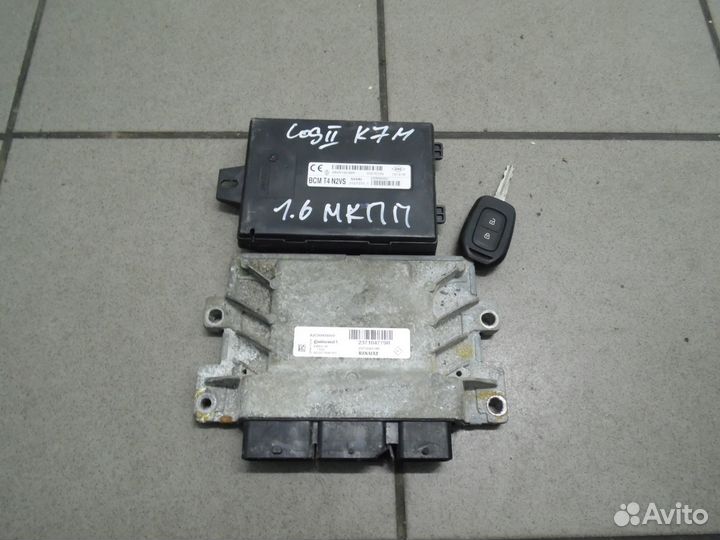 Комплект эбу мозги Рено Логан 2