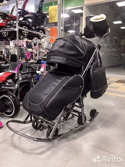 Новые санки-коляски для детей