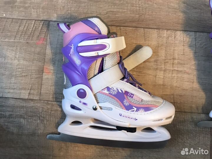 Коньки на девочку раздвижные