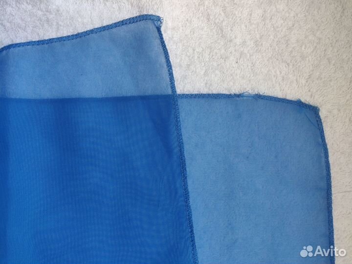 Платок маленький синий