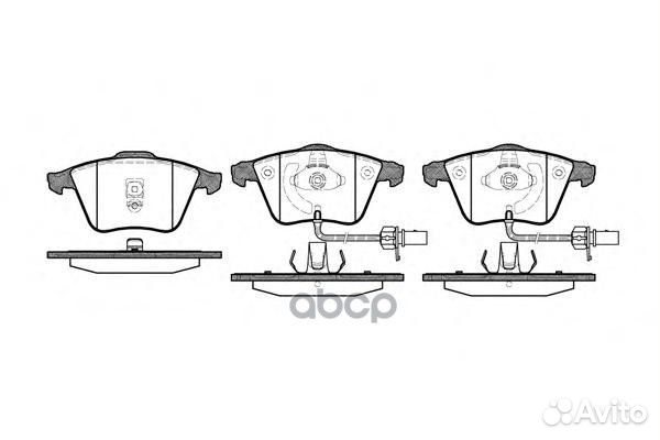 Колодки тормозные 096402 Remsa