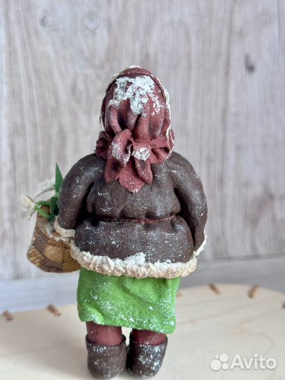 Ватные игрушки СССР елочная