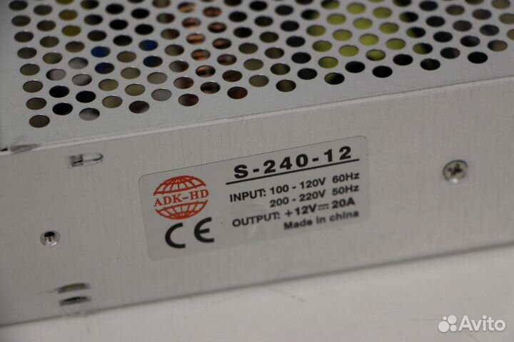 Блок питания 12V 20A