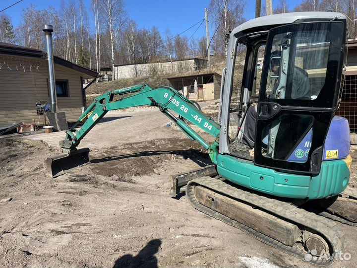 Услуги миниэкскаватора