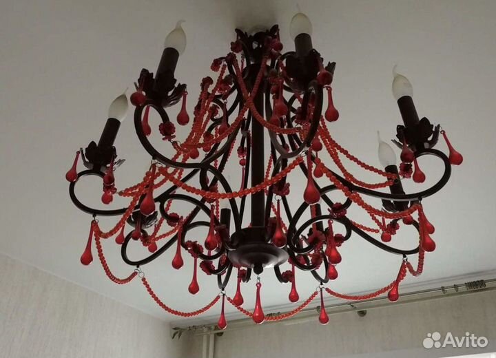 Люстра и 2 бра италия