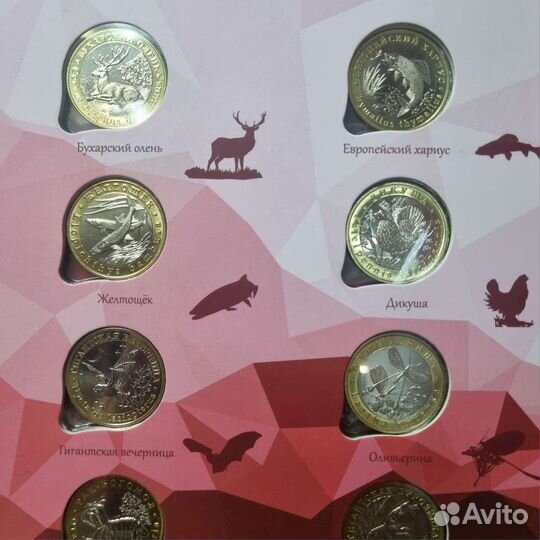 Красная книга СССР. Набор в подарочном альбоме