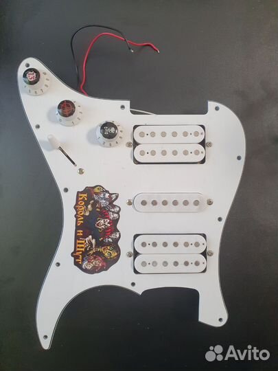 Пикгард stratocaster HSH