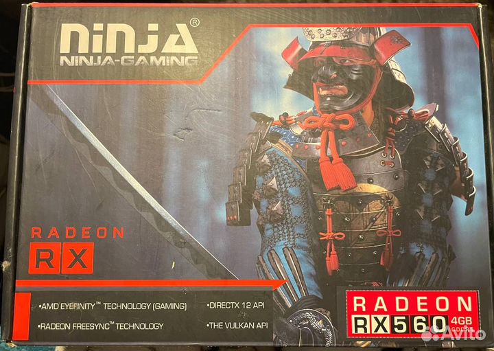 RX 560 4GB с коробкой и чеком
