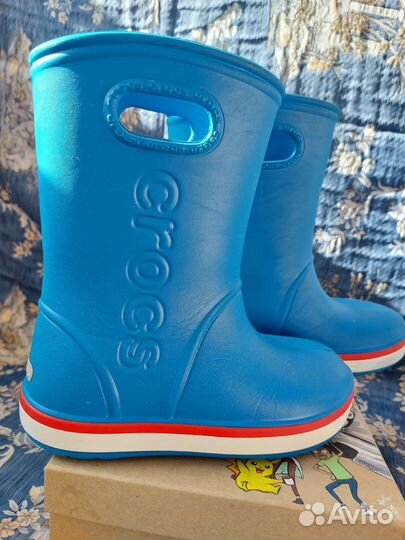 Резиновые сапоги Crocs 33-34р