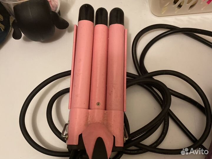 Плойка тройная для волос